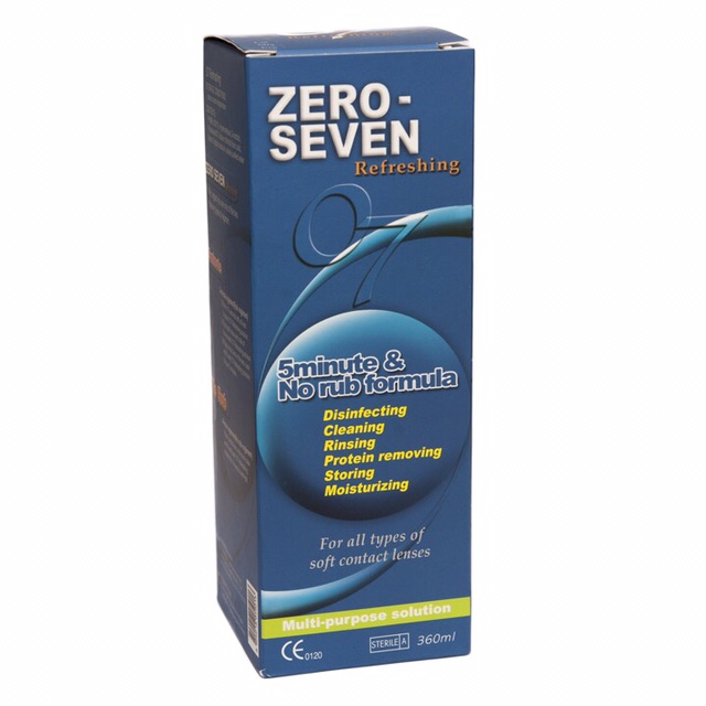 Nước ngâm lens Zero-seven 360ml