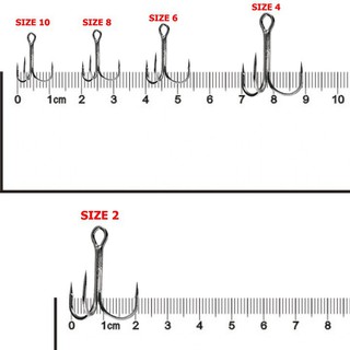 lưỡi câu 3 cạnh - combo 5 lưỡi