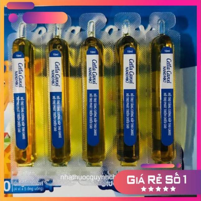 Siro Celia Canxi Nano Mk7  - hỗ trợ tiêu hóa, cải thiện chiều cao trẻ em hàng chính hãng 100%