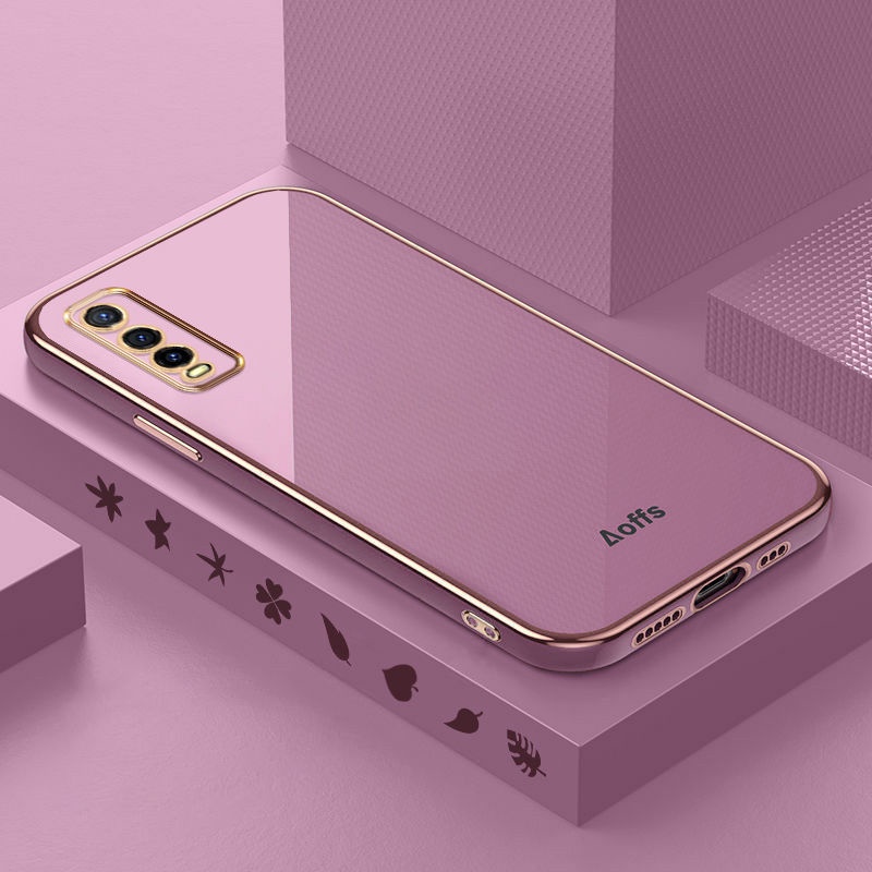 Ốp Điện Thoại Màu Trơn Siêu Mỏng Dành Cho VIVO Y20 Y20S Y12A Y12S Y20S G Y19 Y83 V9 Y85 Y66 Y95 Y73S S7E