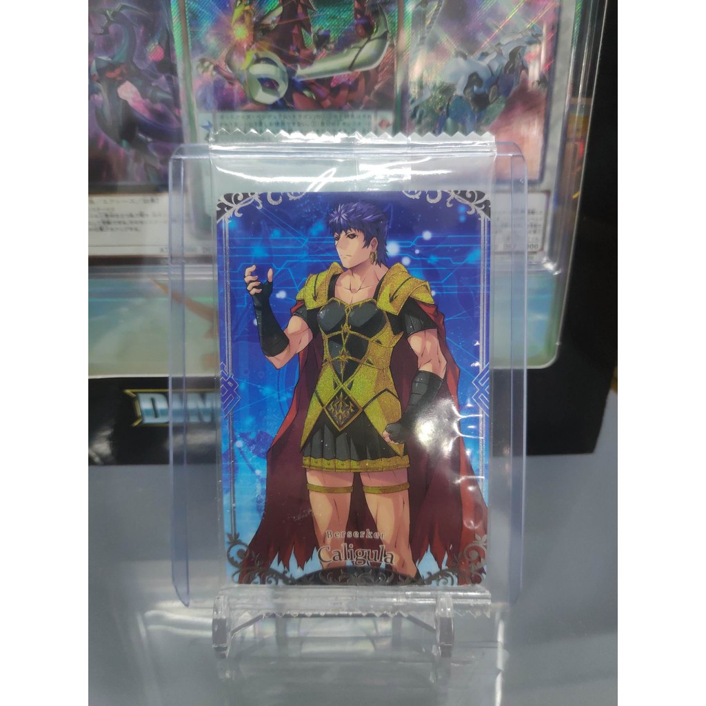 Thẻ bài sưu tầm bánh xốp Fate Grand Order FGO Caligula  - Tặng bọc bài nhựa bảo quản