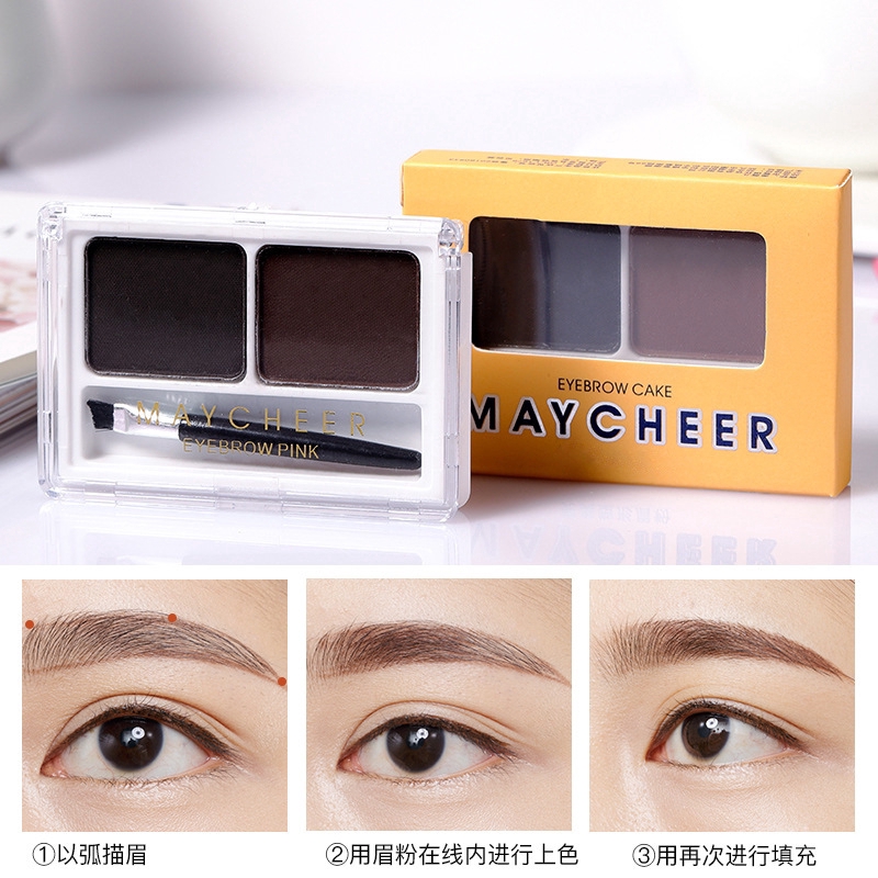 Two-tone eyebrow powder band brush | BigBuy360 - bigbuy360.vn
