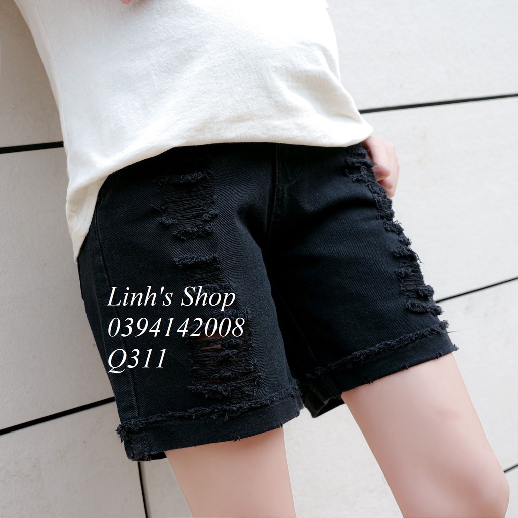 Quần Jean Đùi Bầu Xinh Trẻ Trung Năng Động Q311