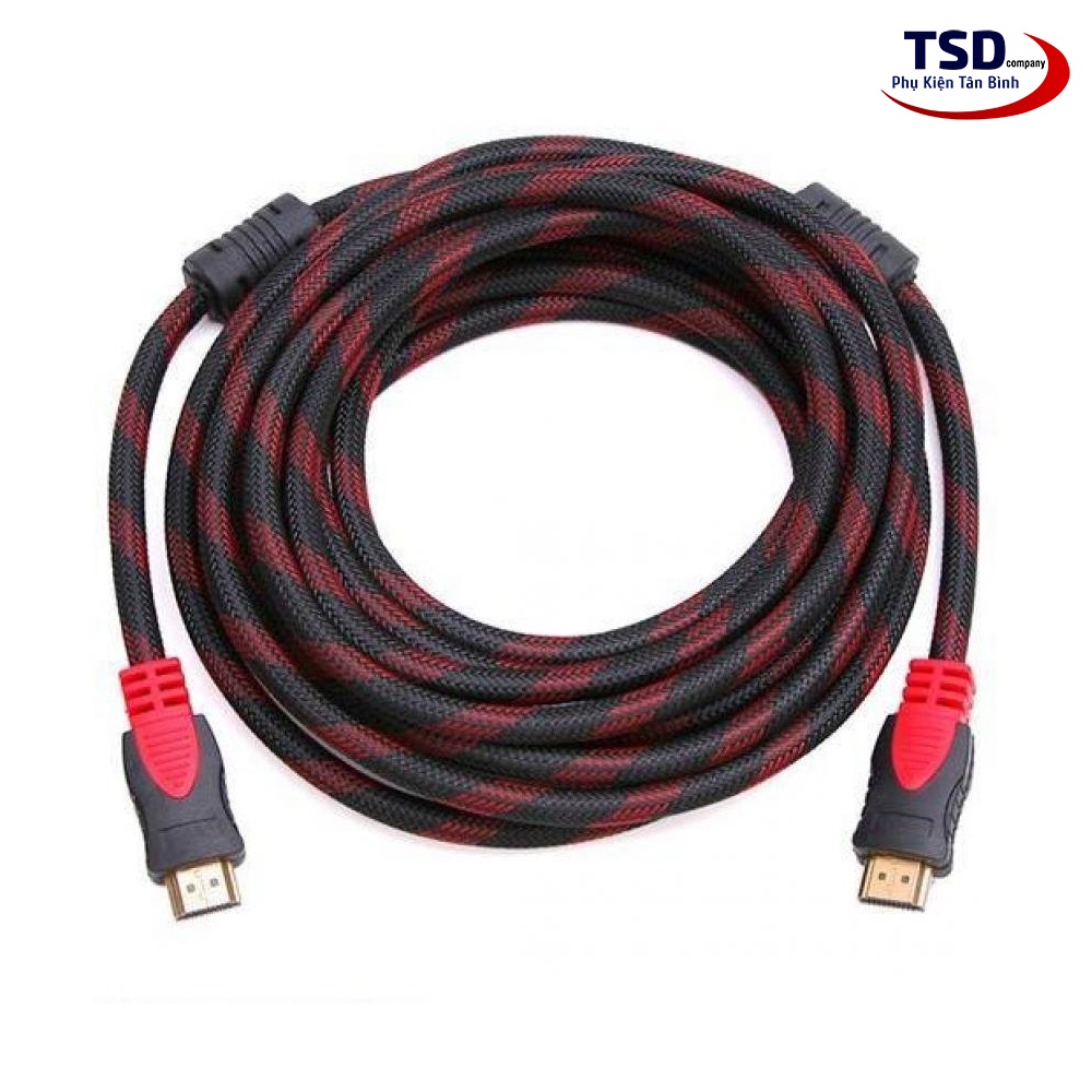 Cáp HDMI 2 Đầu Bọc Dây Dù Chống Nhiễu
