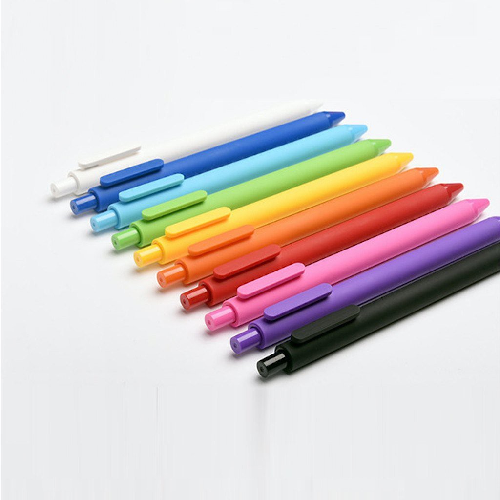 Bộ 10 bút bi gel KACO PURE nhiều màu