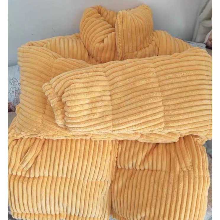 {Mộc Lan Order} Áo khoác nhung trần bông phong cách hàn quôc cho bạn nữ | BigBuy360 - bigbuy360.vn