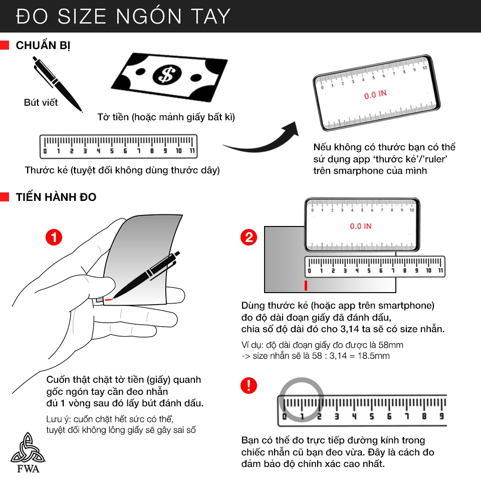 Nhẫn bạc nam nữ FWA One Ring - Chúa tể chiếc Nhẫn