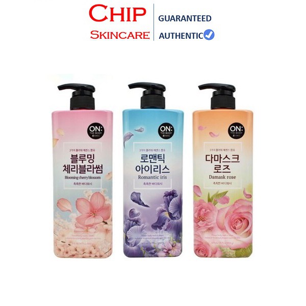 Sữa tắm hương nước hoa ON The Body – Hàn quốc 900ml Chip Skincare