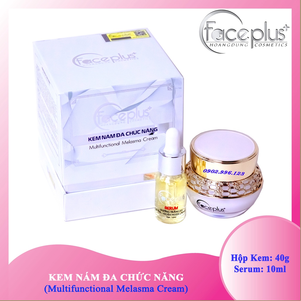 Bộ kem nám đa chức năng FacePlus+ (Kem + Serum)