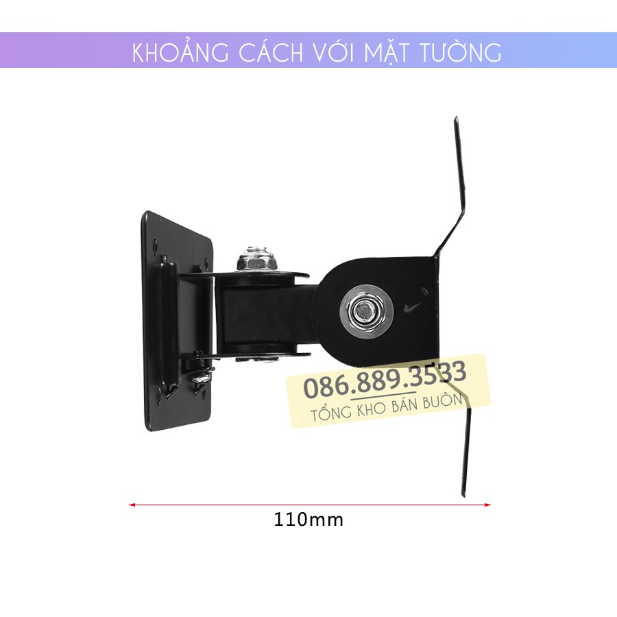 Giá Treo Màn Hình Máy Tính (Gắn Tường) F01 Xoay 180 Độ 17 - 32 Inch - Điều Chỉnh Gật Gù Góc Nghiêng Của Màn Hình / Tivi