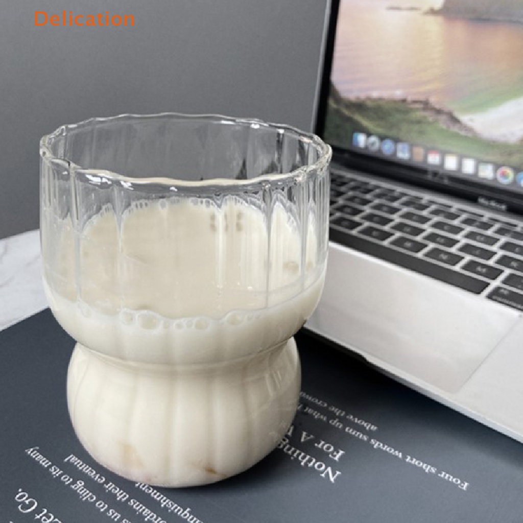 [Delication] Cốc Thủy Tinh Uống Sữa Ăn Kem Lazzy Ins