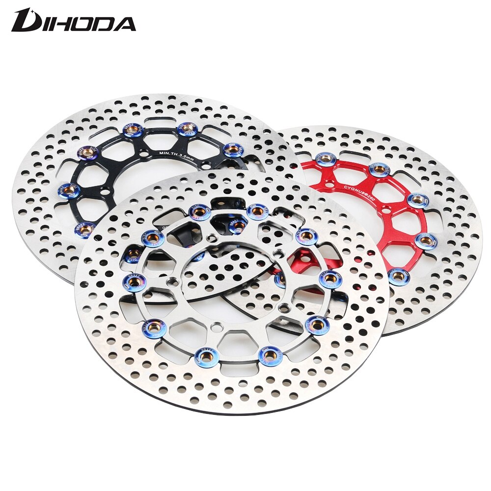 5 lỗ lắp xe máy 260mm hợp kim nhôm phanh đĩa phanh đĩa phanh làm mát nhanh phanh đĩa trước và sau
