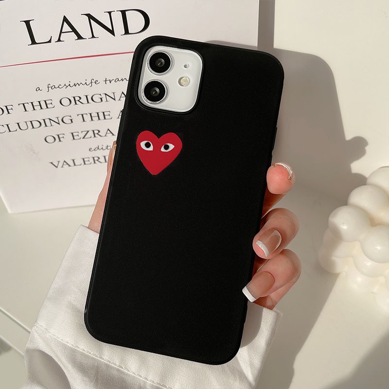 Ốp Điện Thoại Silicon Họa Tiết Đôi Mắt Đỏ Đen Độc Đáo Cho iPhone 14 6s 7 8 Plus X XS XR 11 12 13 PRO Max AT0205