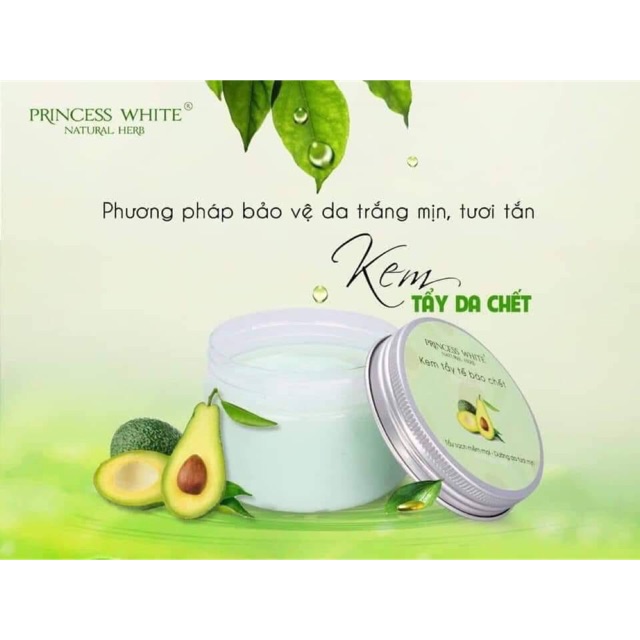 Tẩy tế bào chết da mặt hoàn hảo princess white