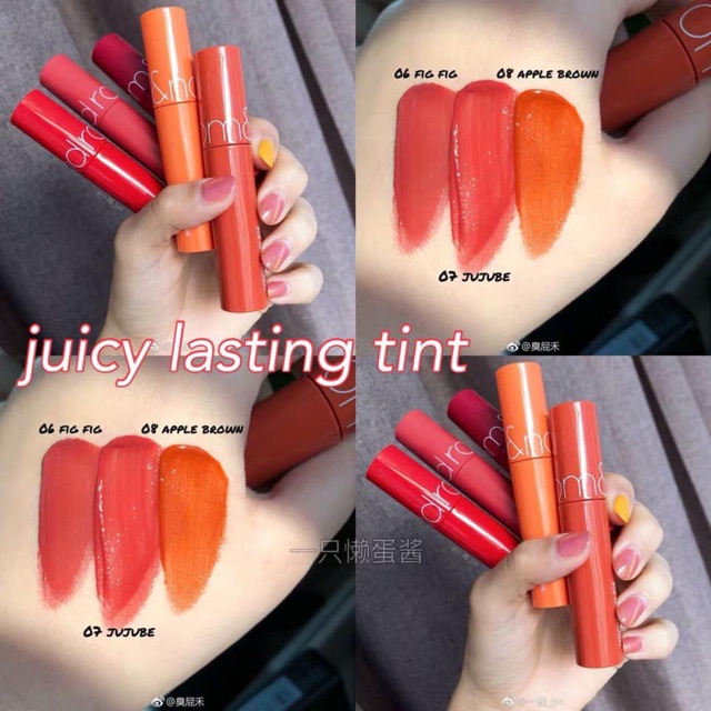 Son Tint Bóng Romand Juicy Lasting Tint Full Màu 13 19 20 23 28 29 | BigBuy360 - bigbuy360.vn