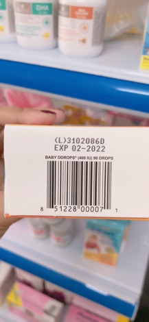 Vitamin D3 Drops cho bé từ sơ sinh