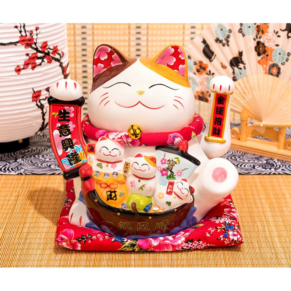 Mèo Thần Tài Vẫy Tay - Đẹp Sắc Sảo Từ Nghệ Nhân - Chiêu Tài Hút Lộc Bậc Nhất | BigBuy360 - bigbuy360.vn