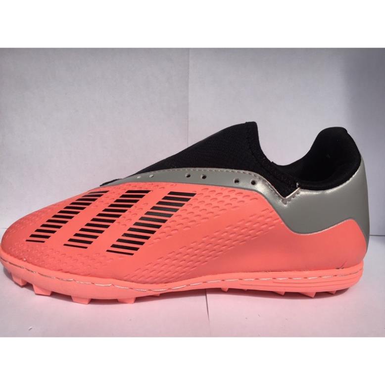 Giày đá bóng X18.6 màu hồng đế hồng full size 39-43 ."{ .