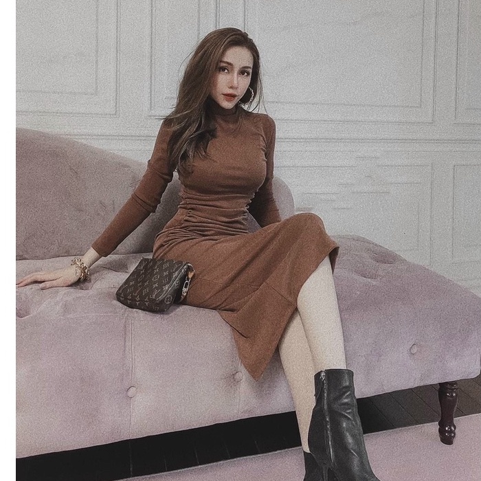 Đầm Váy Body Sang Chảnh Đầm Dự Tiệc Chất Thun Mã KH025 | BigBuy360 - bigbuy360.vn