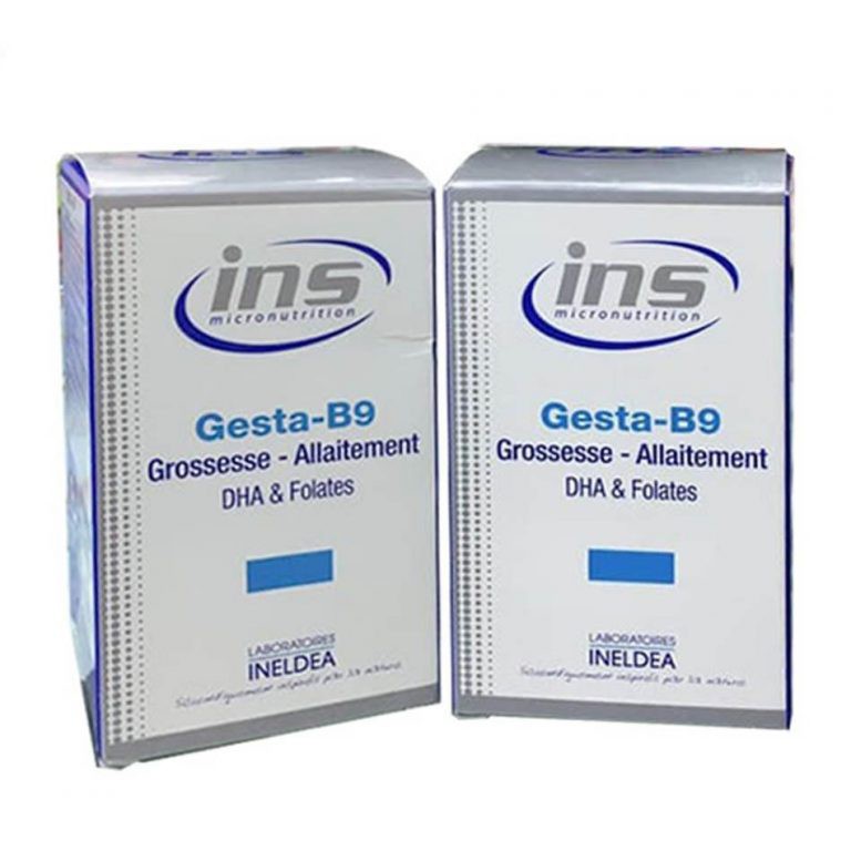 [GIÁ GỐC] Gesta B9 bổ sung omega, DHA cho bà bầu hộp 60 viên