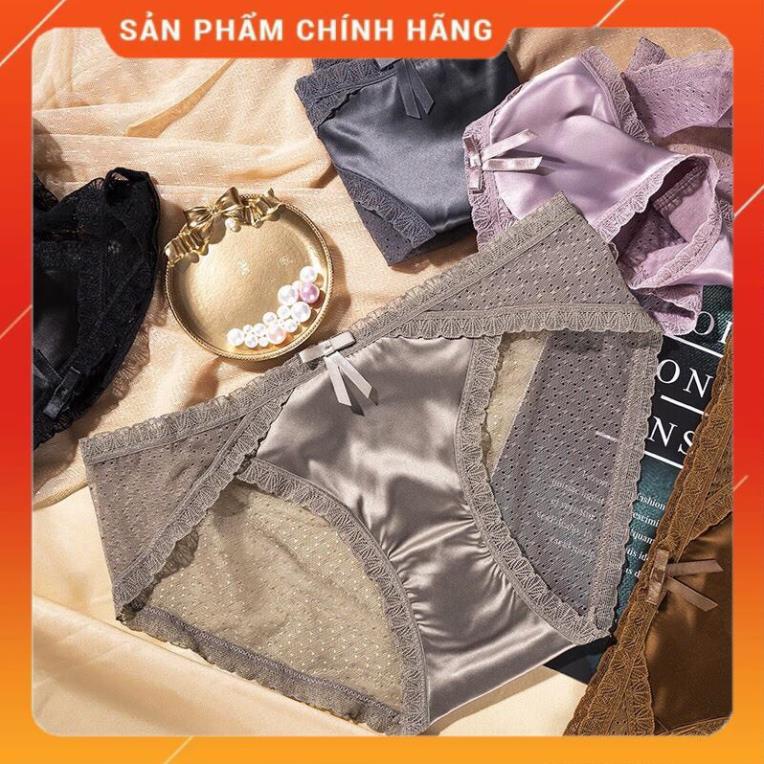 Quần Lót Lụa Lạnh FaBic Kháng Khuẩn Cao Cấp 266