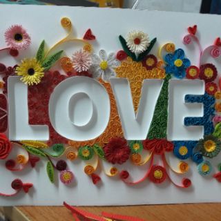 TRANH CHỮ LOVE