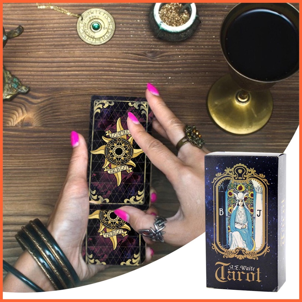 Bộ Bài Tarot Kèm Thẻ Bài Tarot Tiếng Anh Cho Gia Đình