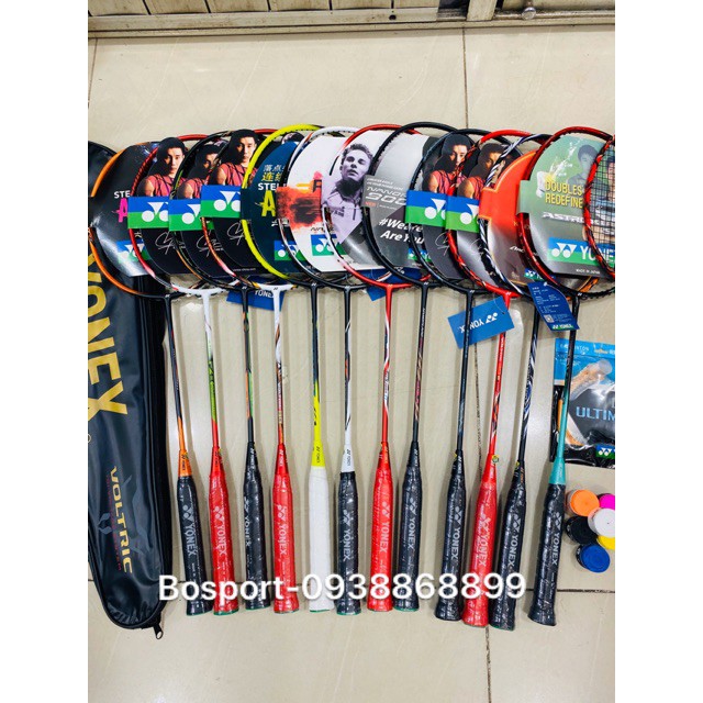 VỢT CẦU LÔNG YONEX 100% cacbon ( tặng kèm đan dây,cuốn cán + Túi đựng vợt) ་