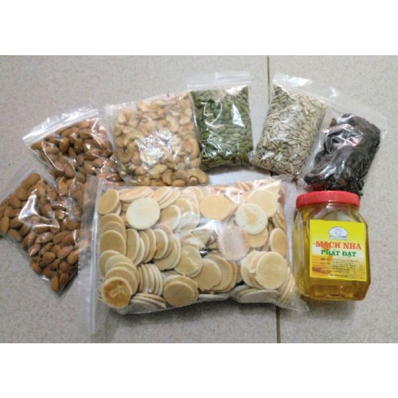 Set bánh mix hạt nhỏ