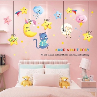 Decal dán tường dây sao cho bé cực đáng yêu ( kèm kích thước va ảnh thật)