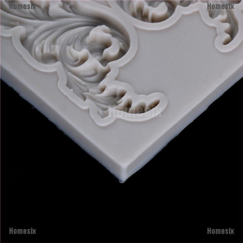 Khuôn Silicone Làm Bánh Tạo Hình Hoa Văn Độc Đáo Tiện Dụng