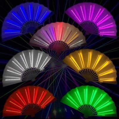 ﹉■Quạt Vải Tùy Chỉnh Có Đèn LED Phát Sáng 0603YN