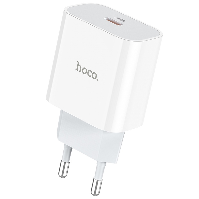 Cốc sạc nhanh Hoco. QC 3.0 EU C76A Plus PD20W Type C thích hợp cho iOS 11 12 Pro Max/ Xiaomi/ Samsung