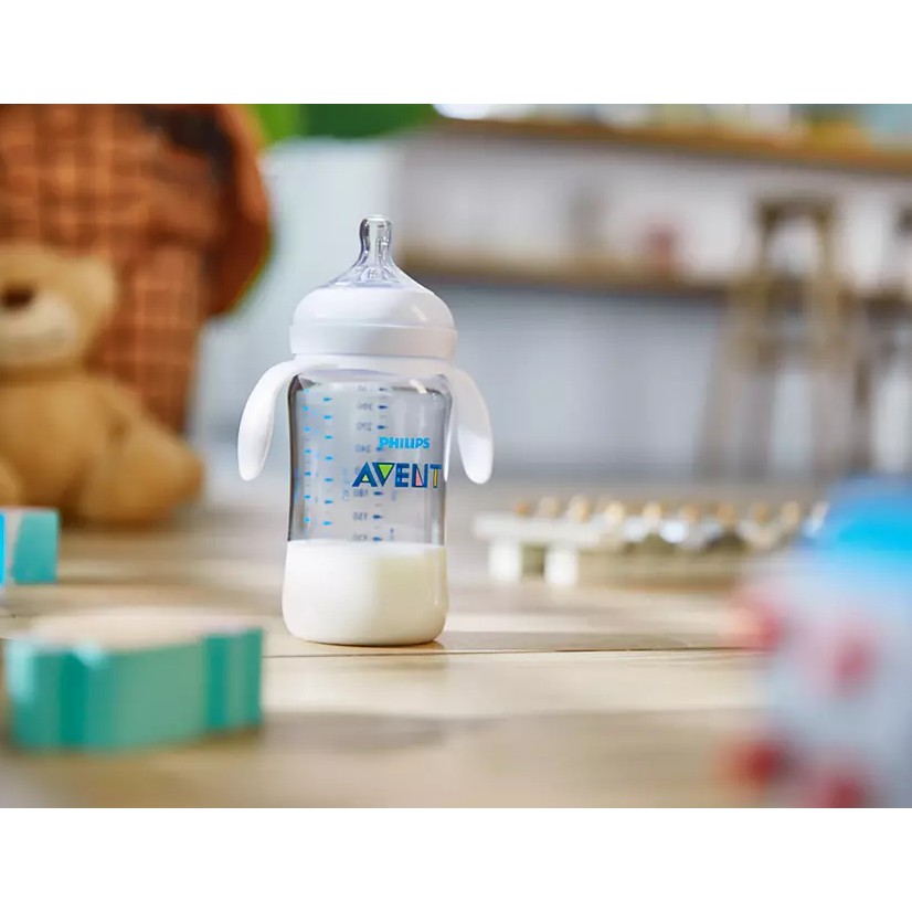 Bình Sữa Philips Avent Bằng Nhựa Trong Suốt Bền Bỉ Cho Bé