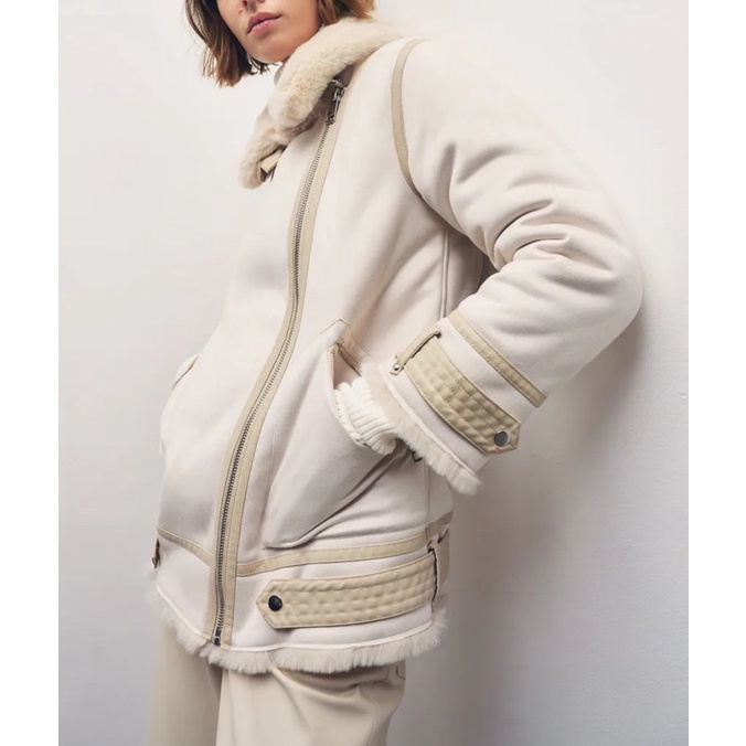 Áo khoác lông zara