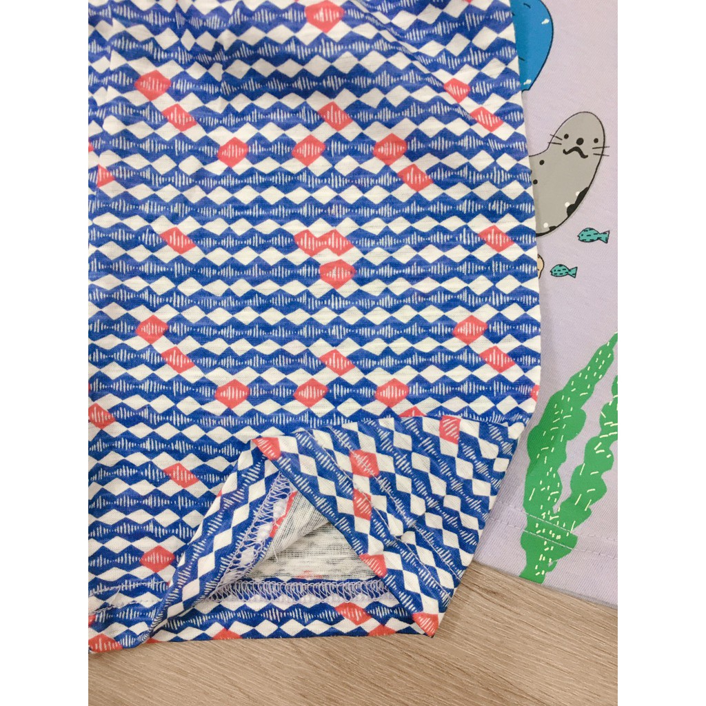 Bộ thun xuất Hàn Moimoln cho bé gái 1-6T B162