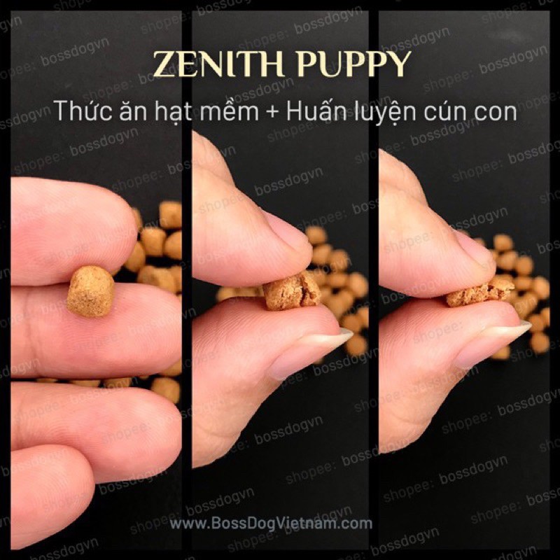 Hạt mềm cho chó Zenith gói nhỏ | Thức ăn chó + huấn luyện cún (Puppy <10th tuổi) | BossDog