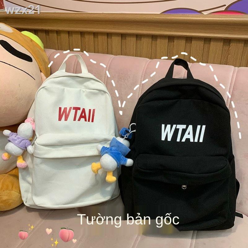 minibag  cặp học sinh phiên bản Hàn Quốc của trường trung Harajuku ulzzang nữ ba lô đơn giản và đa năng vải in triều