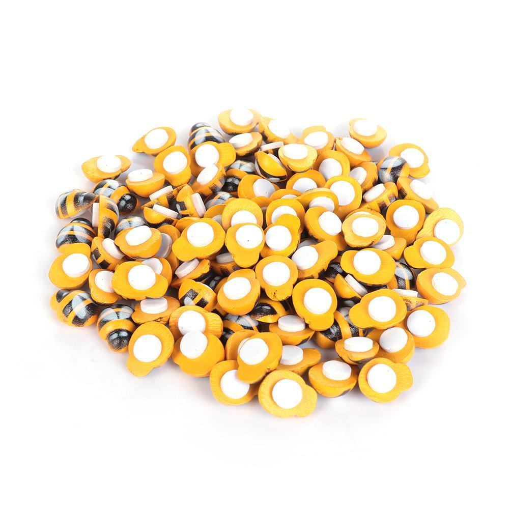 Bộ 100 Sticker Xốp Hình Ong Dùng Trang Trí Tủ Lạnh DIY