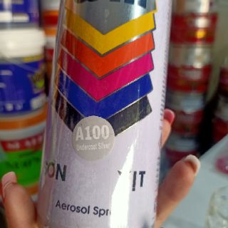 Sơn lót win A100 undercoat silver  meta hạt nhỏ