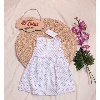 Váy tiểu thư bé gái chấm bi dư xịn PHLONA xuất âu size 3 tháng đến 12 tháng