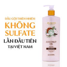 (650ML) Dầu gội dưỡng ẩm sữa dừa Purite De Provence Coconut Oil