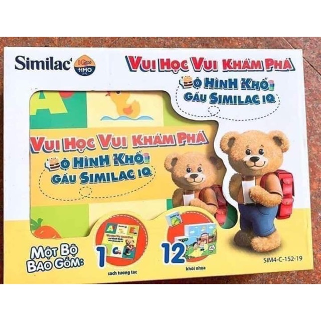 Bộ gấu hình khối