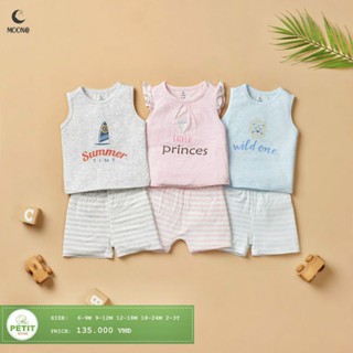 Moon -  XẢ KHO Ba lỗ Moon vải petit cho bé 7-16kg