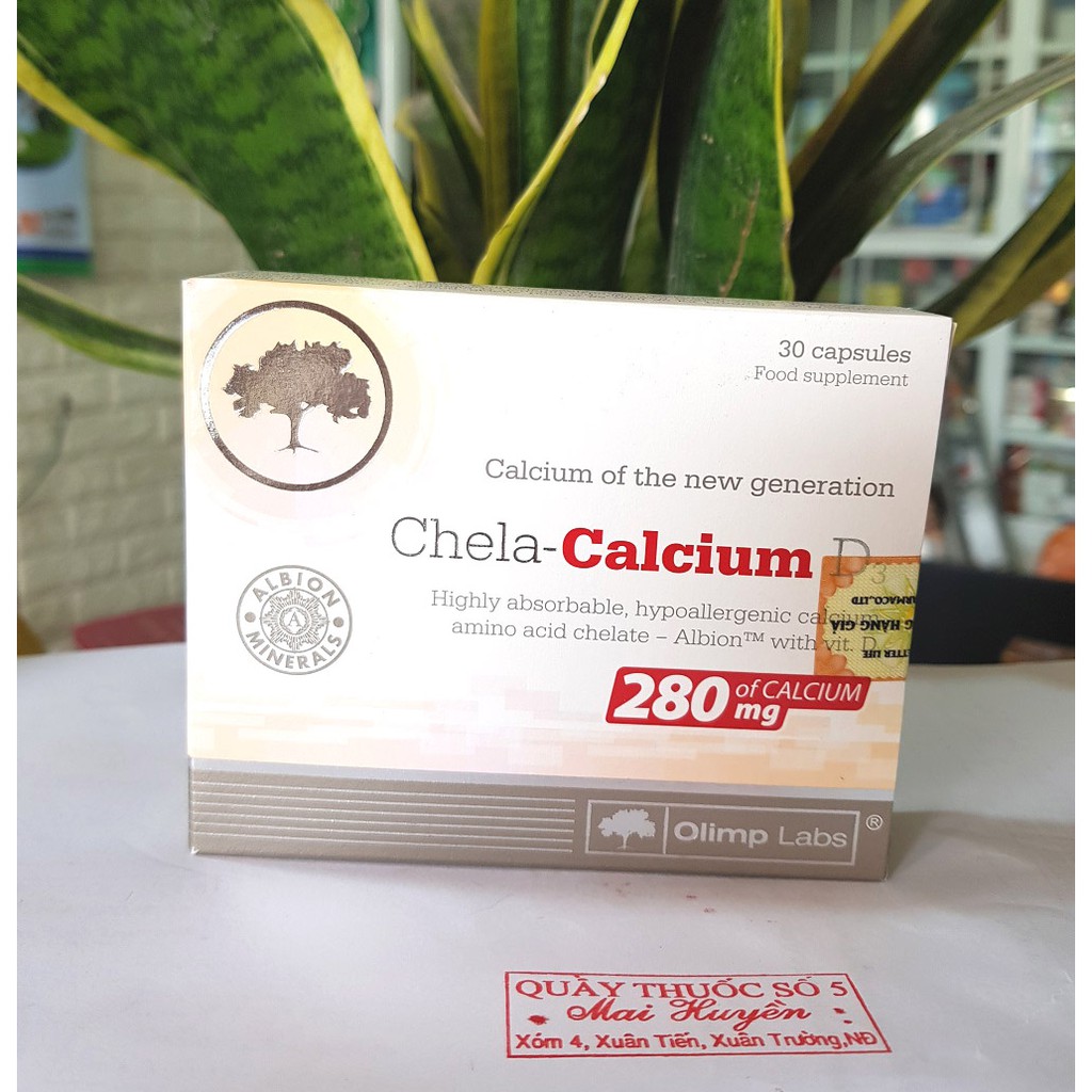 [CHÍNH HÃNG- DATE XA]Canxi hữu cơ Chela - Calcium D3 cho mẹ bầu và sau sinh