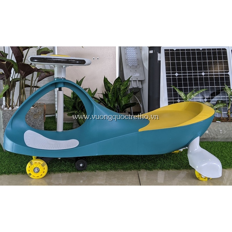 Xe Lắc Cho Bé Broller HZL-919 VuongQuocTreTho Có Nhạc Và Đèn, Xe Lắc Cao Cấp Có Đèn Bánh Xe