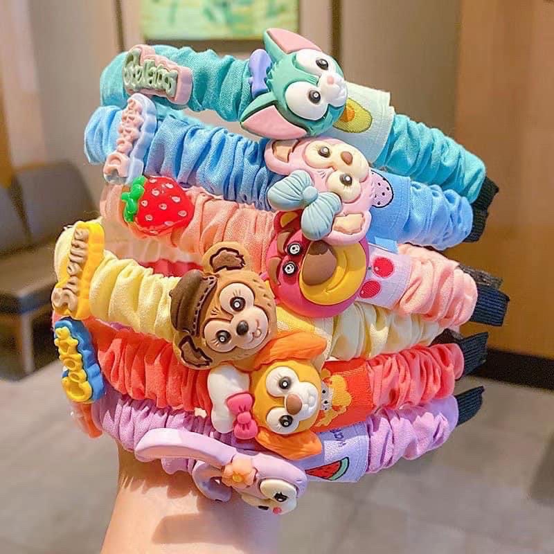 Cài Tóc Bờm Tóc Nhún Gắn Icon Hoạt Hình Dễ Thương