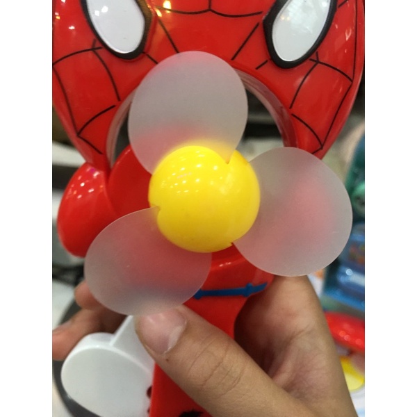 Quạt cầm tay làm mát Spider Man không dùng pin
