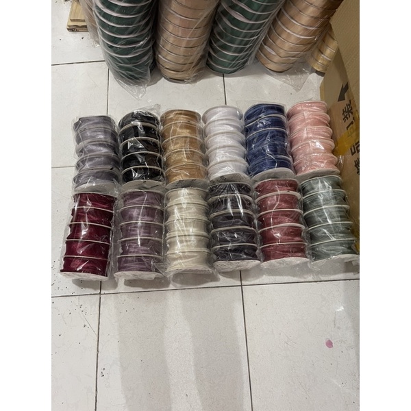 ruy băng voan 4cm  ( mẫu mới  ) làm  nơ  bó hoa , trang trí