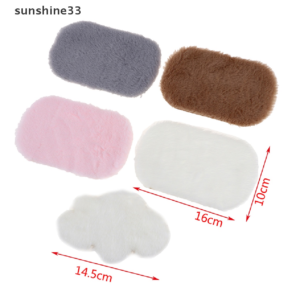 Thảm lông trải sàn trang trí nhà búp bê tỉ lệ 1: 12